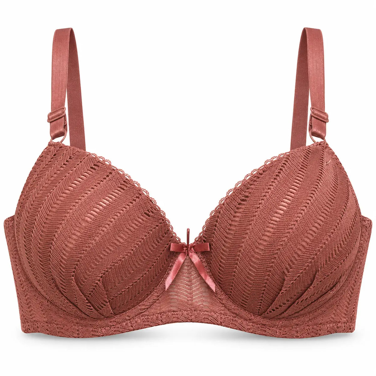Women’s Padded Underwire Lace Bra – Full Coverage Support