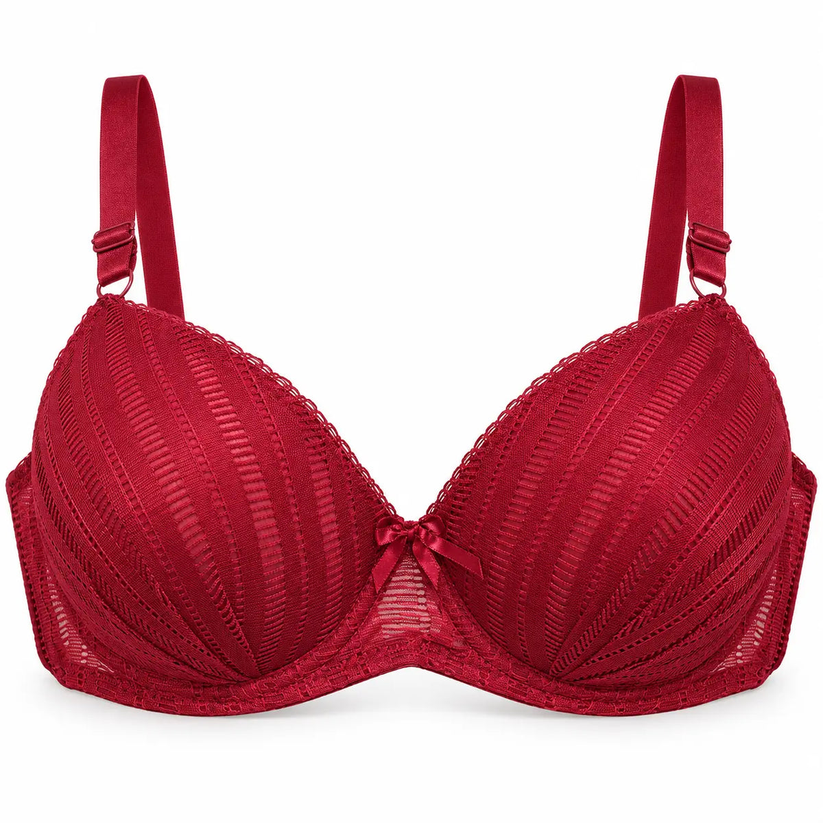 Women’s Padded Underwire Lace Bra – Full Coverage Support