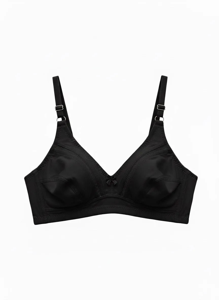 ComfortSoft Full-Coverage Wireless Bra | Breathable Cotton Jersey