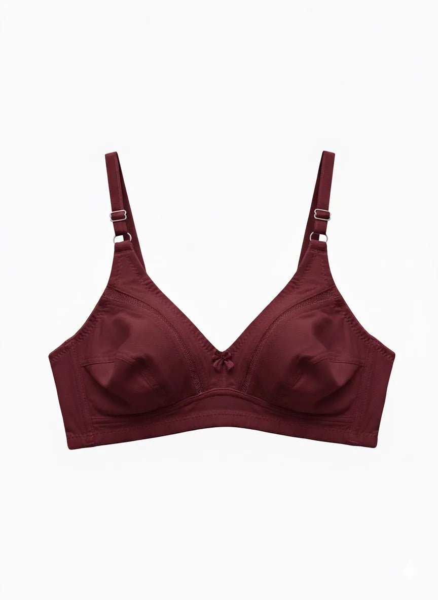 ComfortSoft Full-Coverage Wireless Bra | Breathable Cotton Jersey