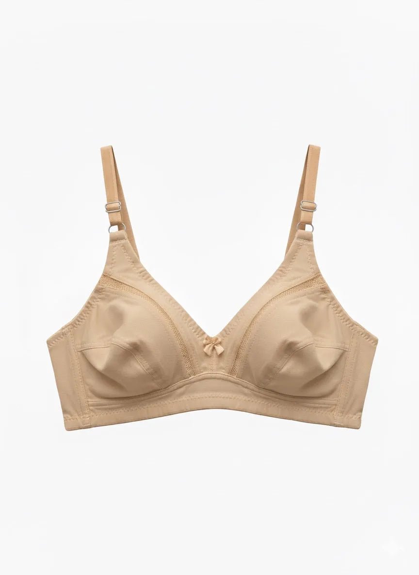 ComfortSoft Full-Coverage Wireless Bra | Breathable Cotton Jersey