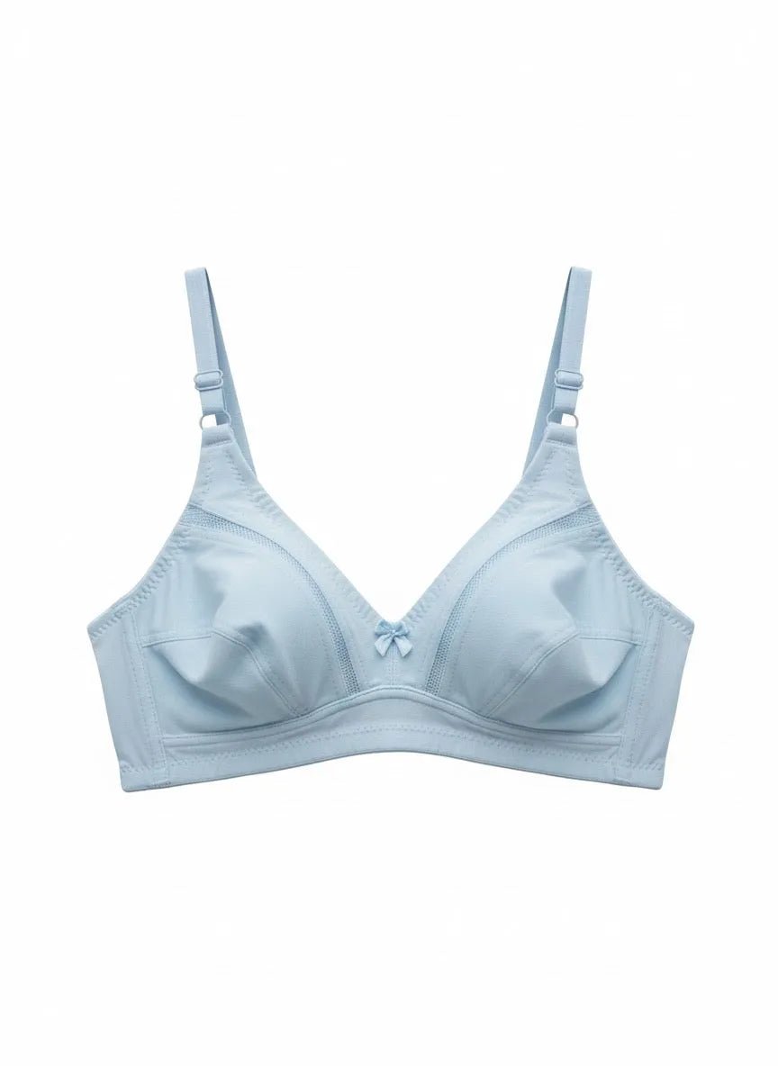 ComfortSoft Full-Coverage Wireless Bra | Breathable Cotton Jersey