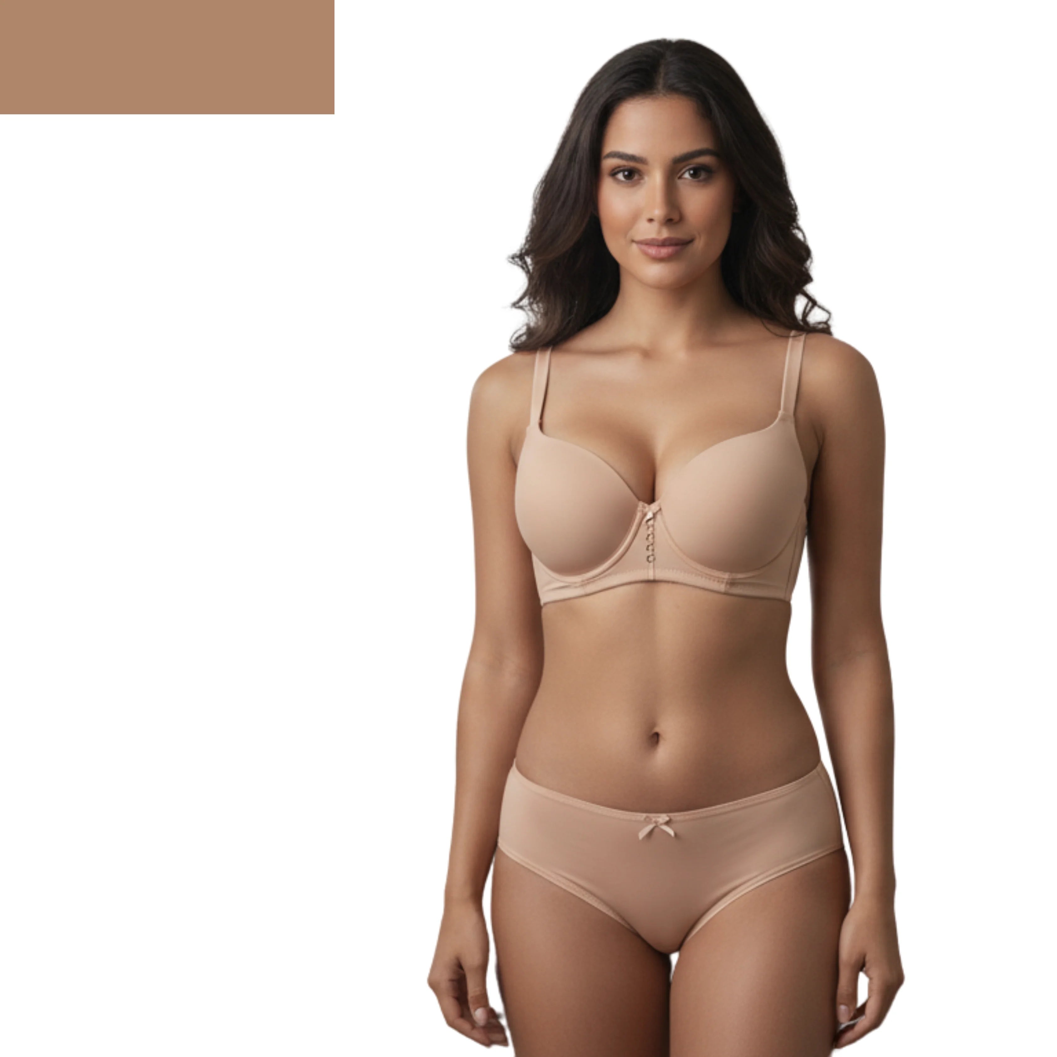 Padded Stretchable Foam Bra and Panty Set - Ultimate Lift & Comfort