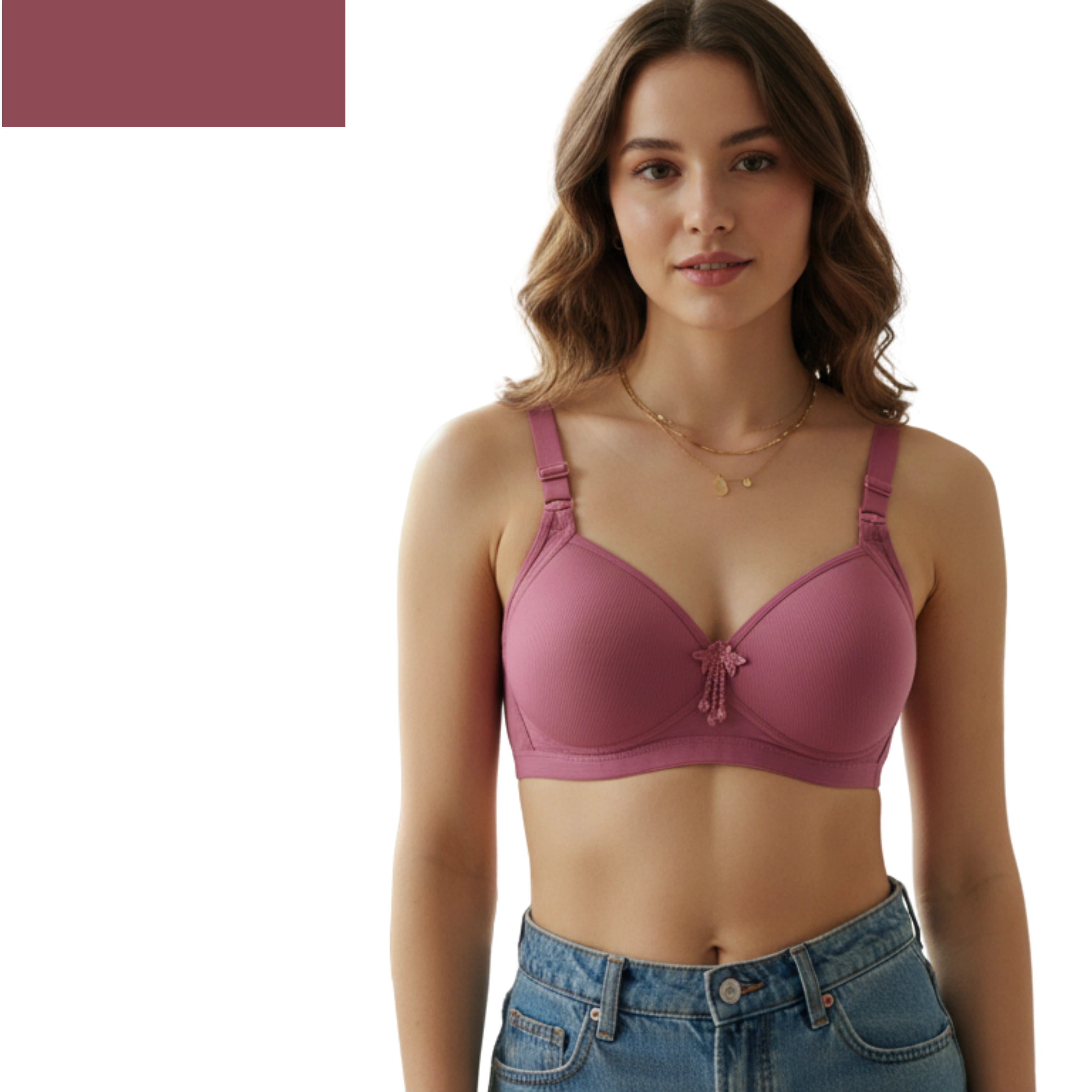 Premium Foam Bra for Women – Stretchable, Comfortable & Perfect Daily Wear Bra (Sizes 32, 34, 36, 38, 40, 42)