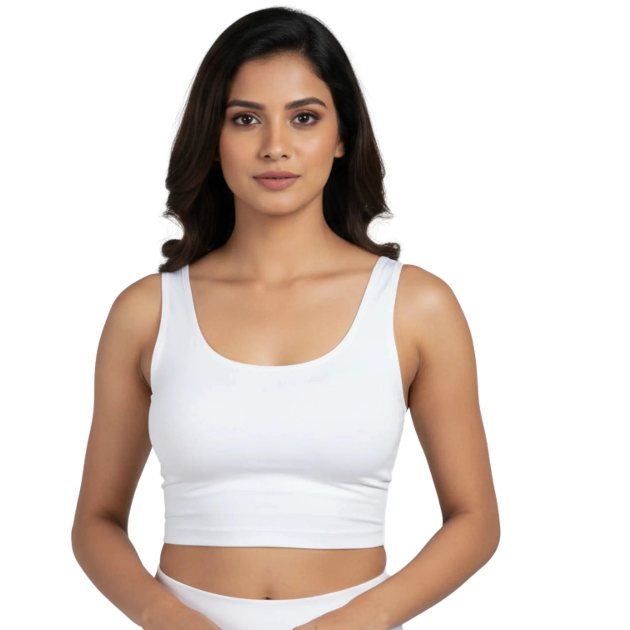 Premium Ladies Sports Bra – Lightly Padded, Seamless Stretchable Crop Top
