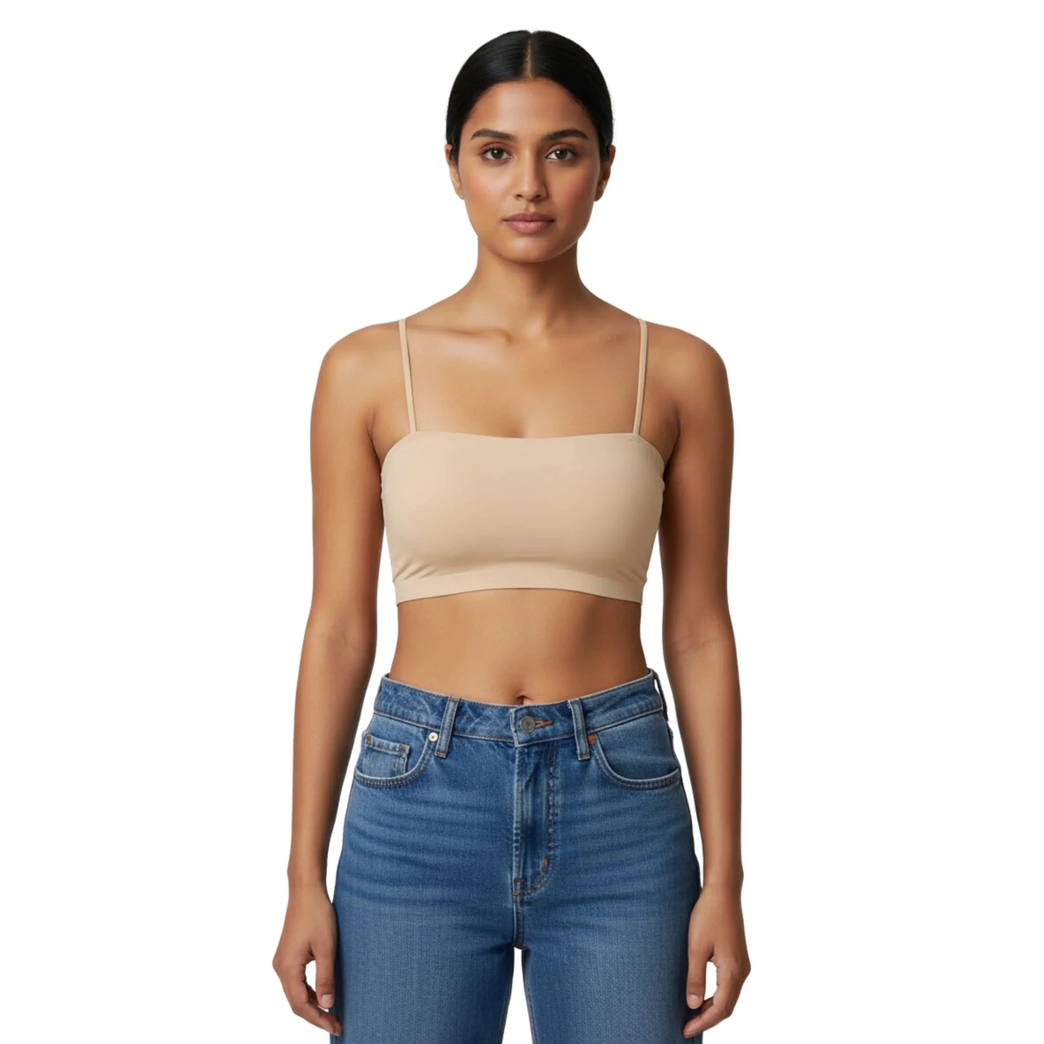 Ladies Bra Free Size 32-34 | Stretchable Seamless Comfort Bra – Skin