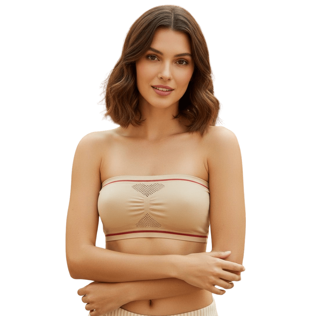Off-Shoulder Style Saviours - 2pc Tube Bra Set