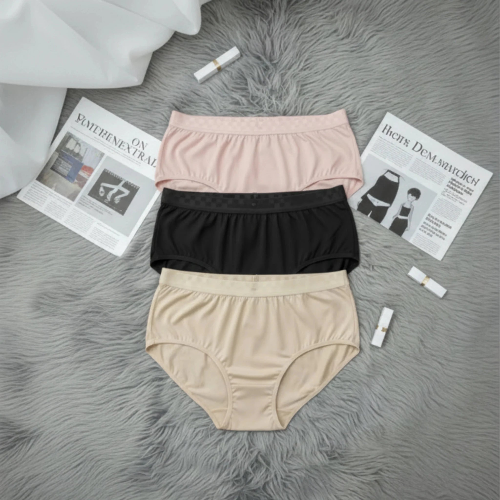 Pack of 3 Ladies Cotton Panties – XXL Size Ladies Panties