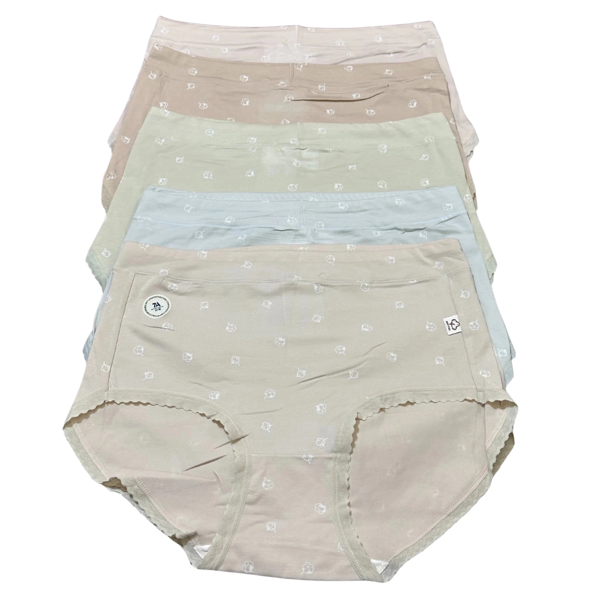 Premium High-Waist Cotton Panties XL - Comfortable Women&