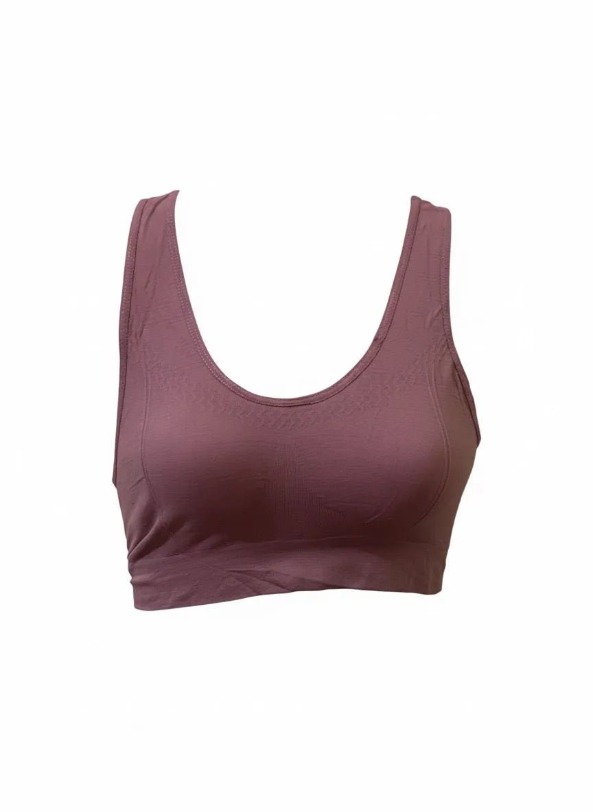 Pack of 3: Seamless Comfort Sports Bra Set for Women | Stretchy, Soft & Skin-Friendly (Sizes 32-38)