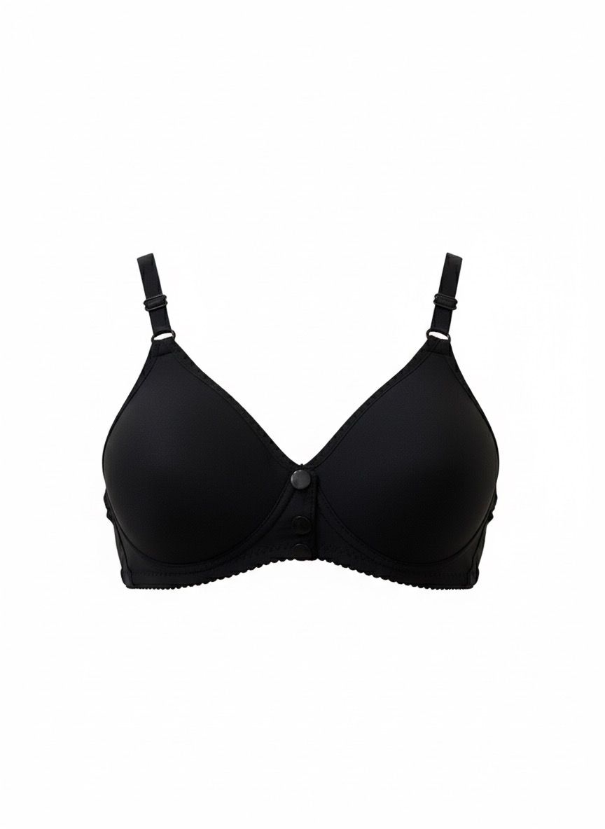 The Essential Foam Comfort Bra with Effortless Front Button Closure