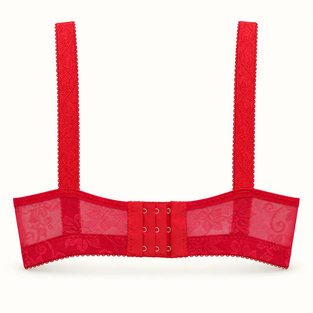 Floral Jacquard Everyday Support Bra – Padded Full Coverage