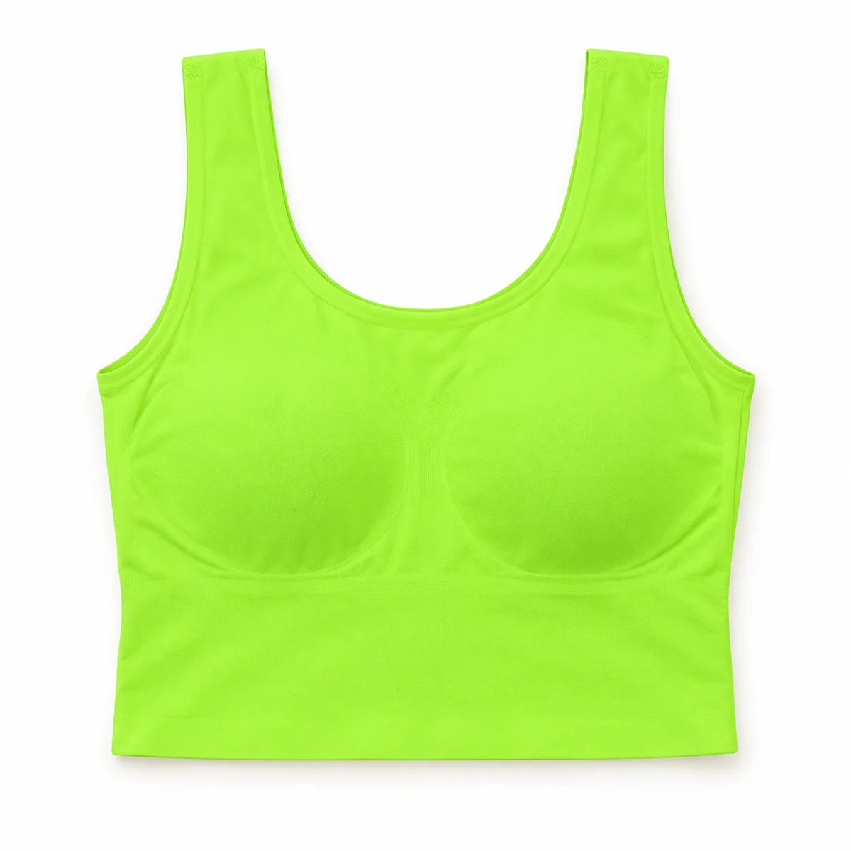 Premium Ladies Sports Bra – Lightly Padded, Seamless Stretchable Crop Top