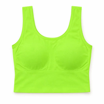 Premium Ladies Sports Bra – Lightly Padded, Seamless Stretchable Crop Top