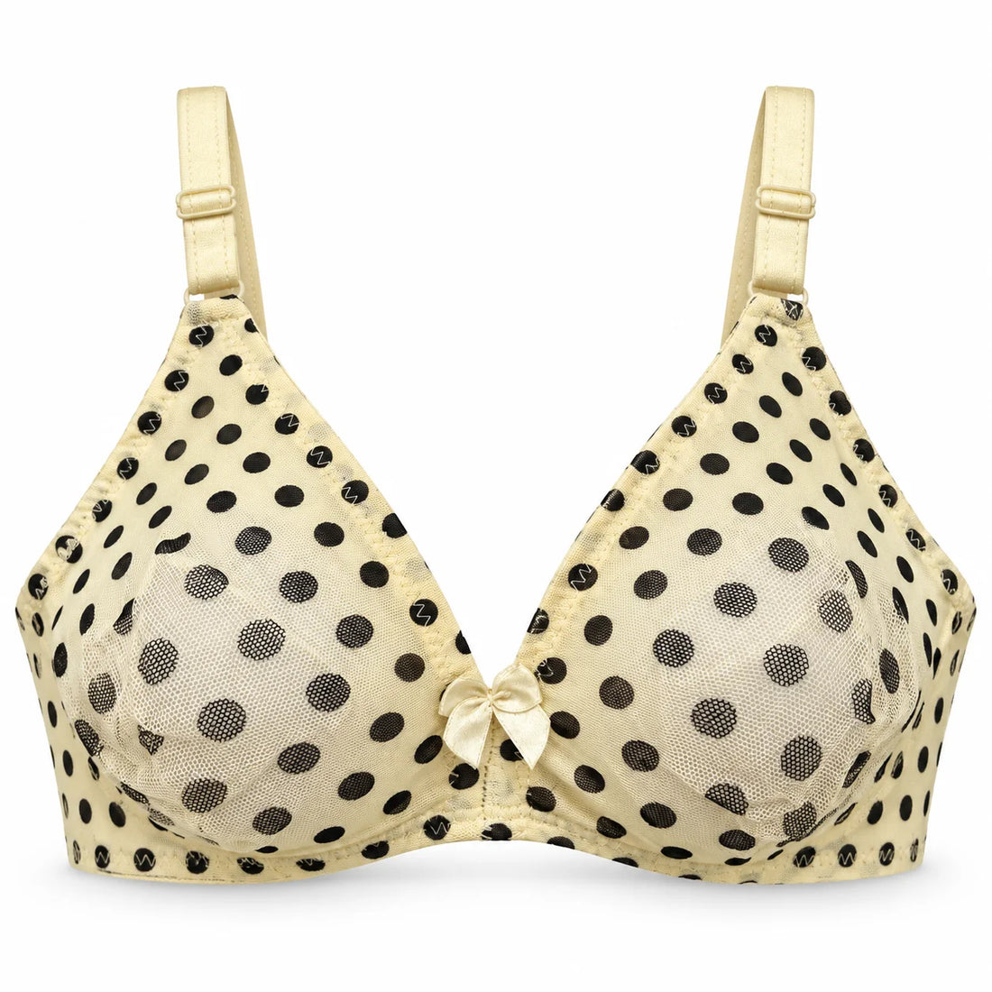 Polka Dot Bra – Soft Stretch Everyday Comfort Bra for Women