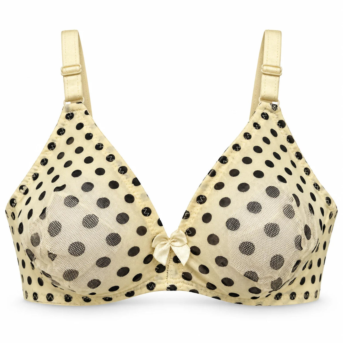 Polka Dot Bra – Soft Stretch Everyday Comfort Bra for Women