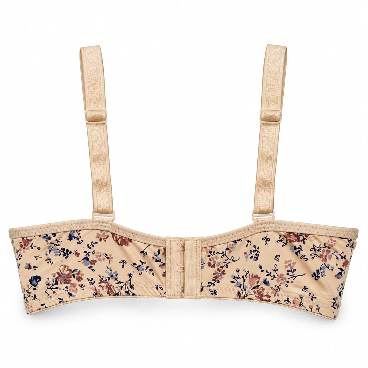 Floral Print Full-Coverage Soft Cup Bra – Everyday Comfort &amp; Support