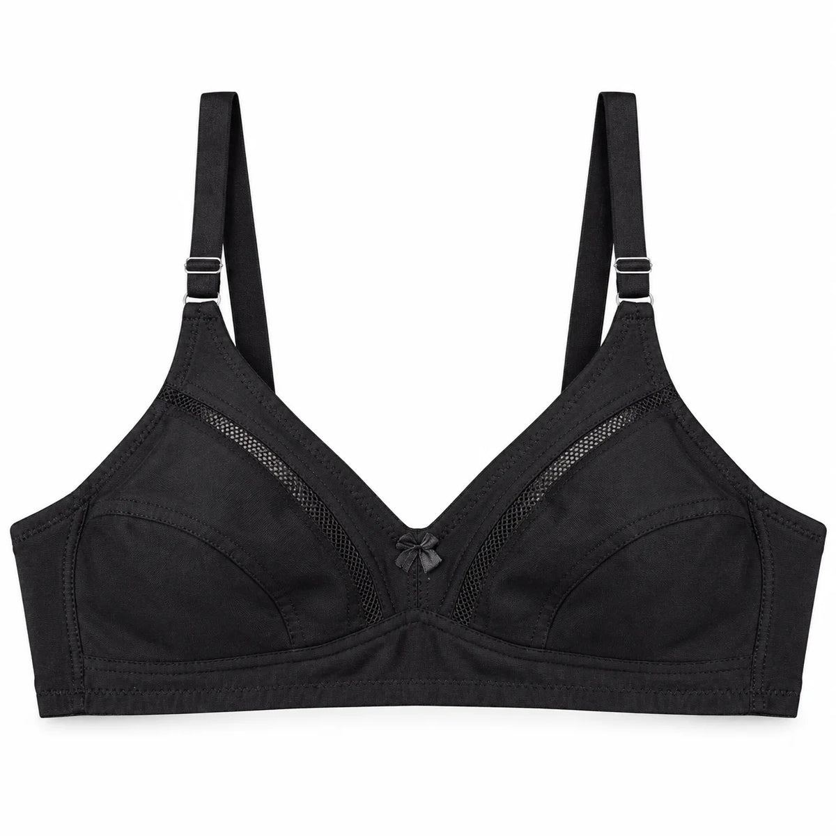 Breathable Cotton Jersey Wireless Bra