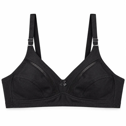 Breathable Cotton Jersey Wireless Bra