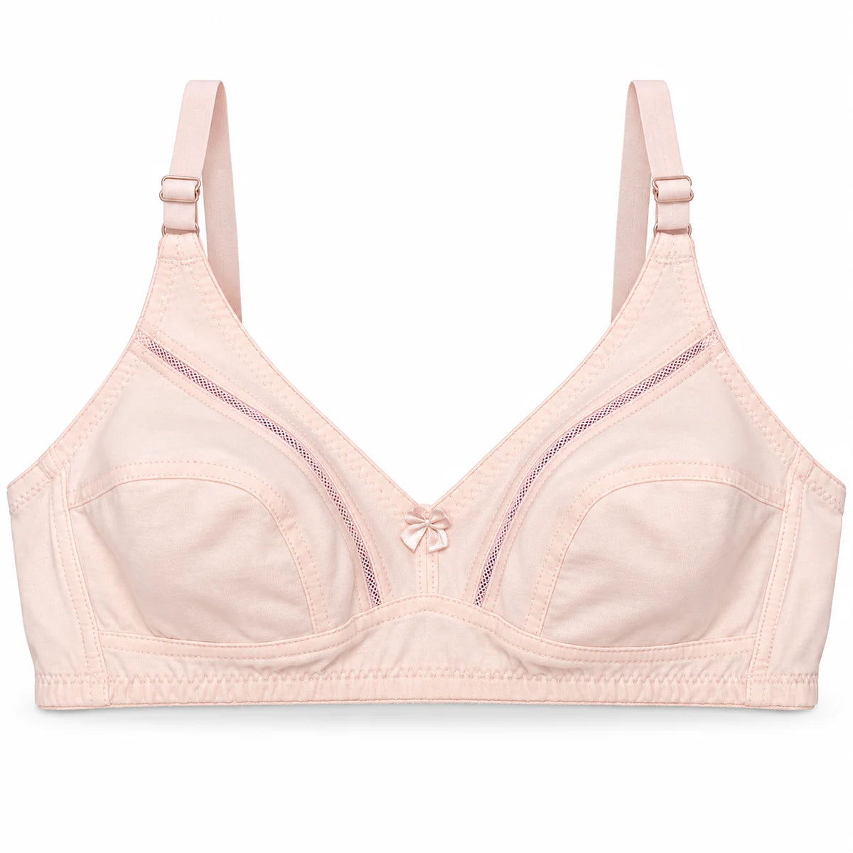 Breathable Cotton Jersey Wireless Bra