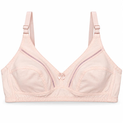 Breathable Cotton Jersey Wireless Bra