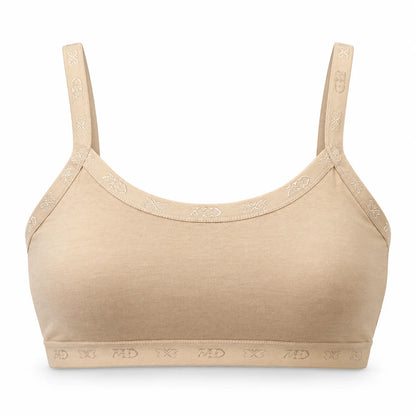 Pack of 2 Ultra-Comfort Teenager Bra | Seamless Cotton Stretch for Girls