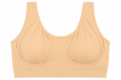 Pack of 2 Seamless Comfort Bras – Soft Stretch Everyday Bras