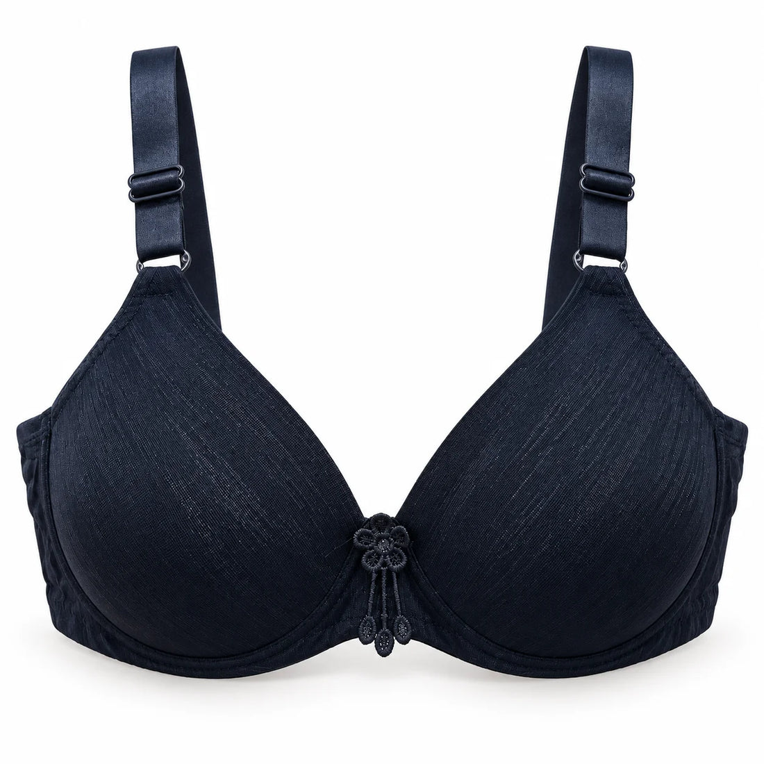 Soft Stretch Front Flower Padded Bra – Comfortable Everyday Support