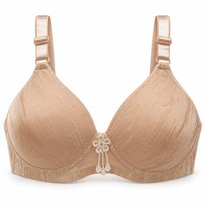 Soft Stretch Front Flower Padded Bra – Comfortable Everyday Support