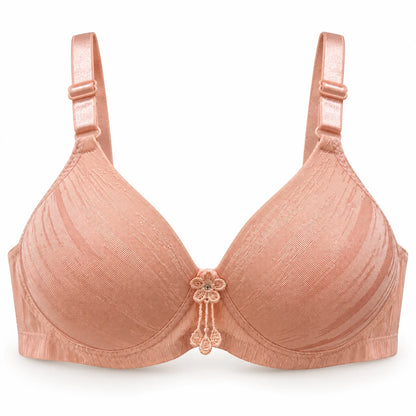 Soft Stretch Front Flower Padded Bra – Comfortable Everyday Support