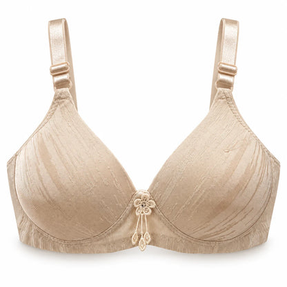 Soft Stretch Front Flower Padded Bra – Comfortable Everyday Support