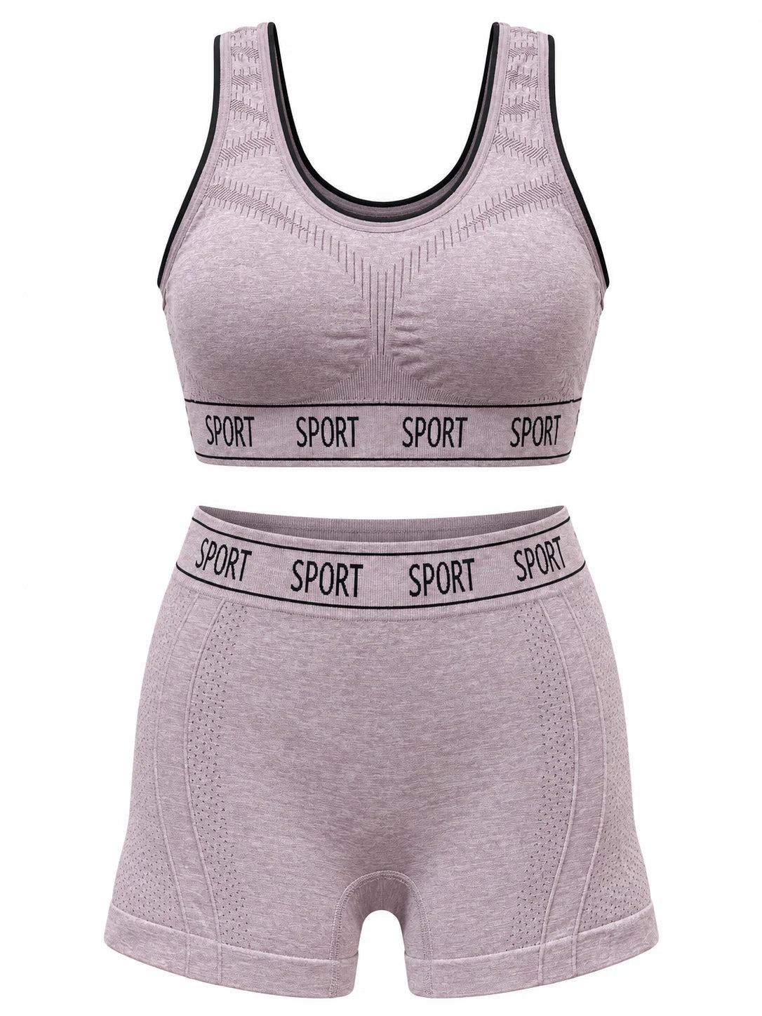 Stretchable Sports Bra &amp; Panty Set with Removable Foam - Comfortable Fit for S, M, L, XL