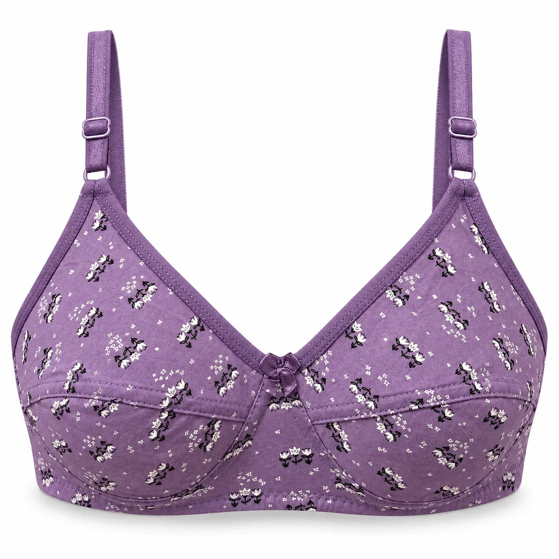 Soft Stretchable Printed Bra Everyday Comfort
