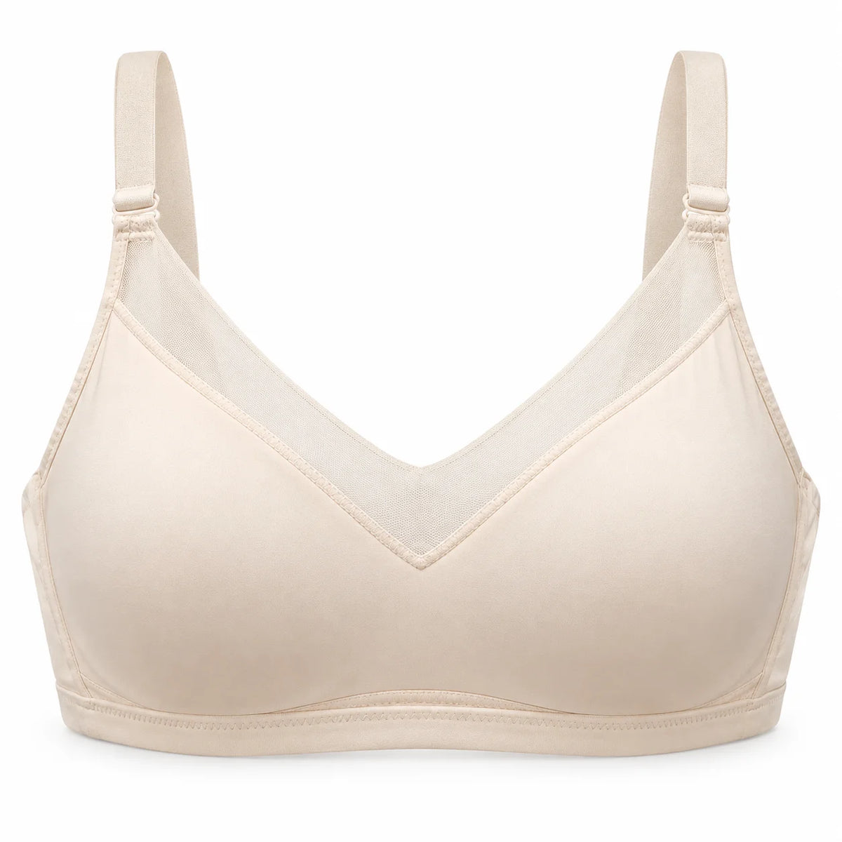 Soft Silk Removable Foam Bra with Double Foam Support