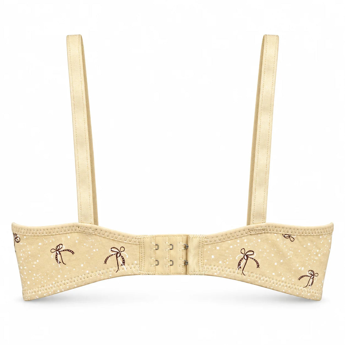 Breathable Soft Cup Bralette with Subtle Print