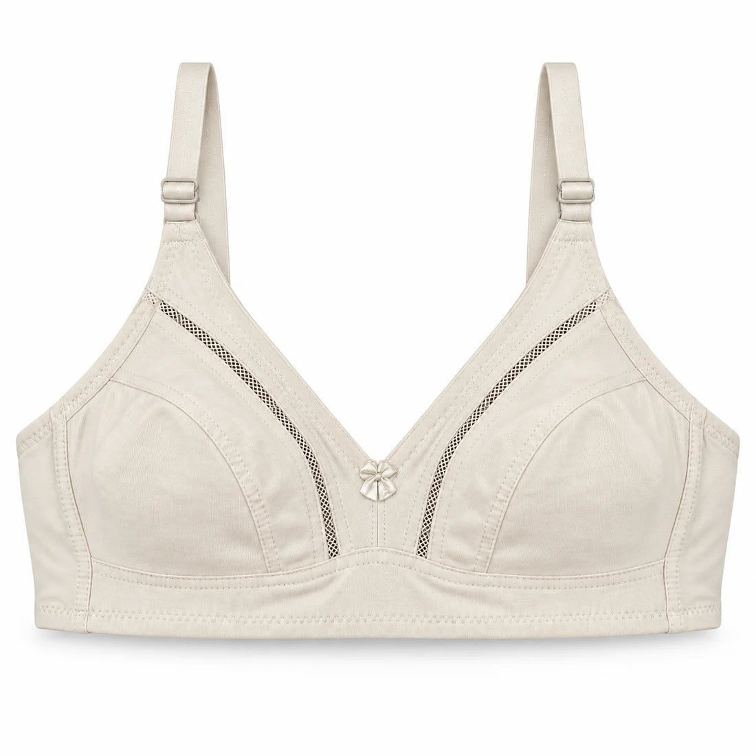 Breathable Cotton Jersey Wireless Bra