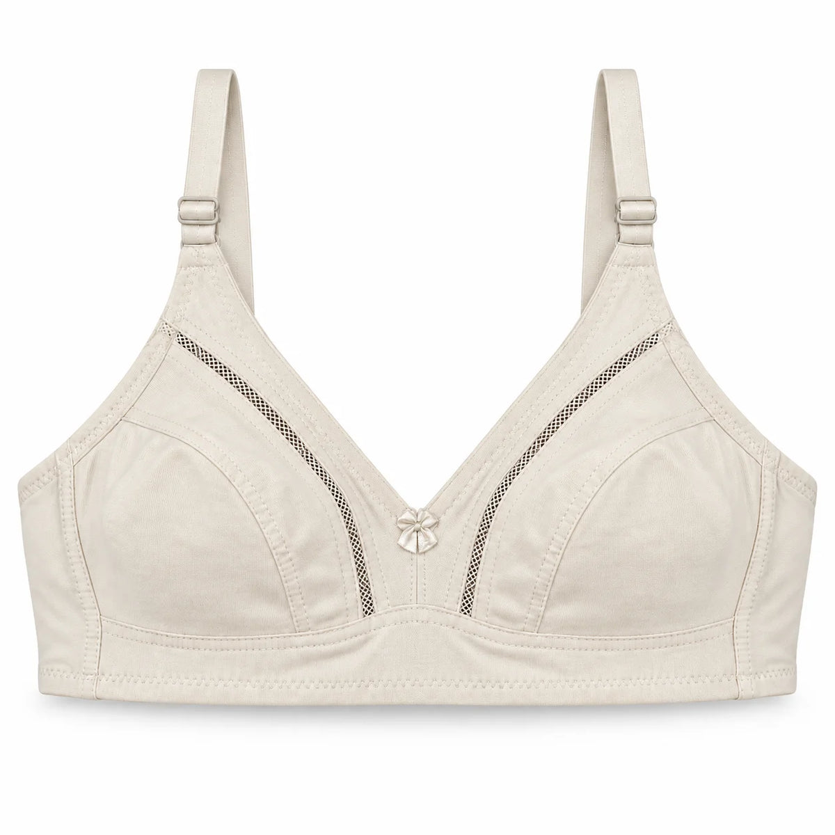 Breathable Cotton Jersey Wireless Bra