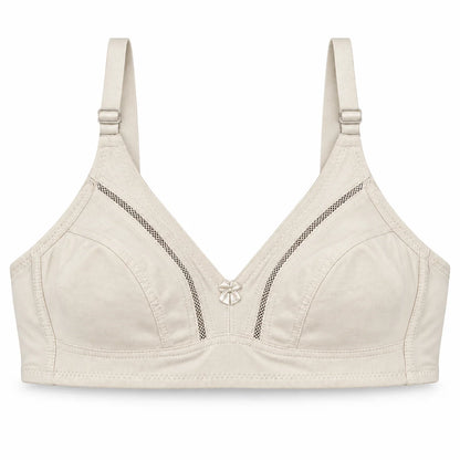 Breathable Cotton Jersey Wireless Bra