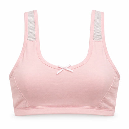 Soft Pink Premium First Bra – Soft Comfort for Growing Teens