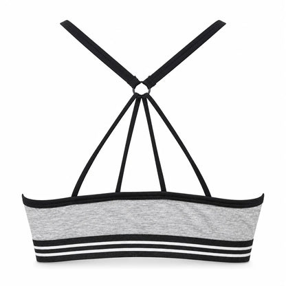 Gray Premium First Bra – Soft Comfort for Growing Teens
