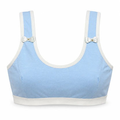 Sky Blue Premium First Bra – Soft Comfort for Growing Teens