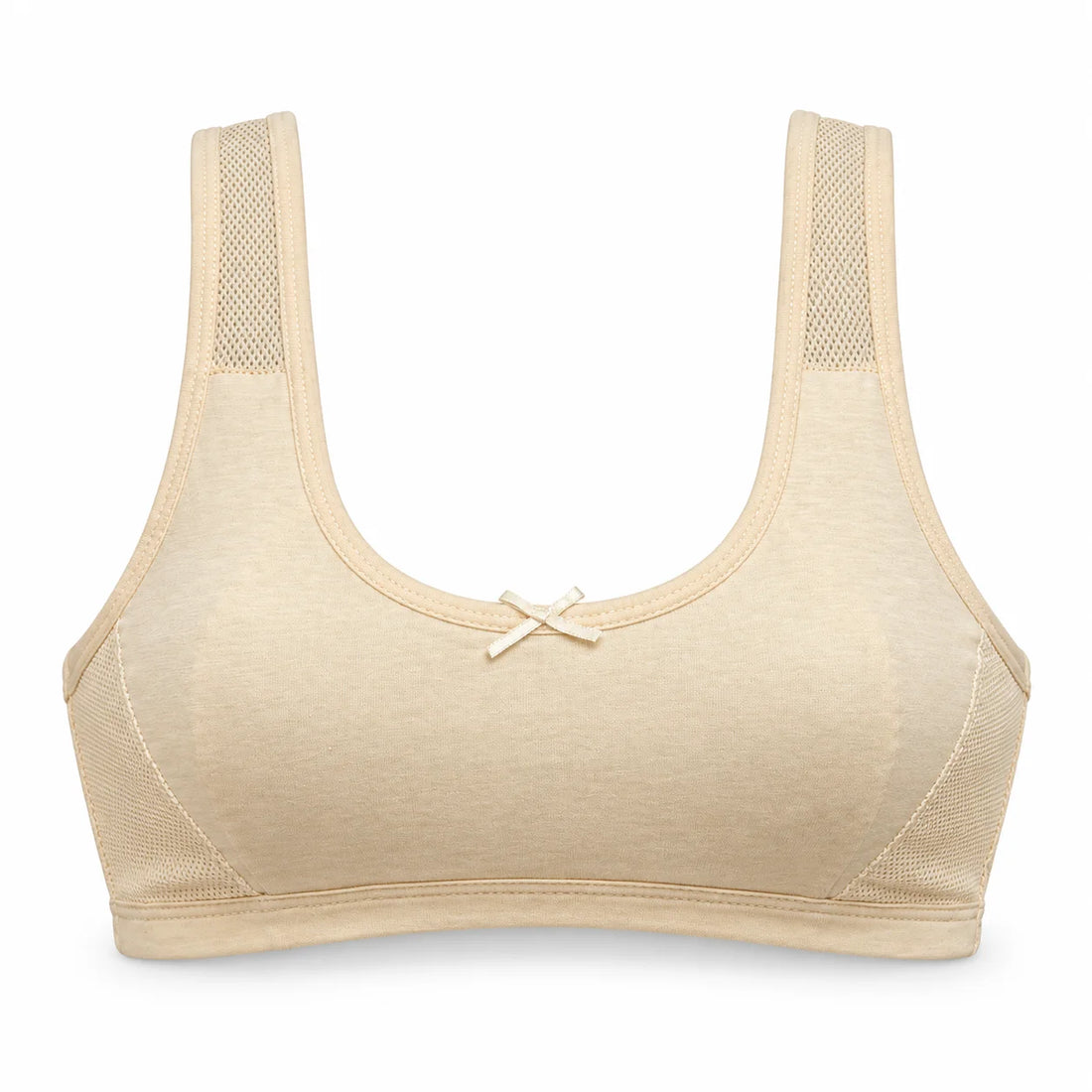 Cream Premium First Bra – Soft Comfort for Growing Teens
