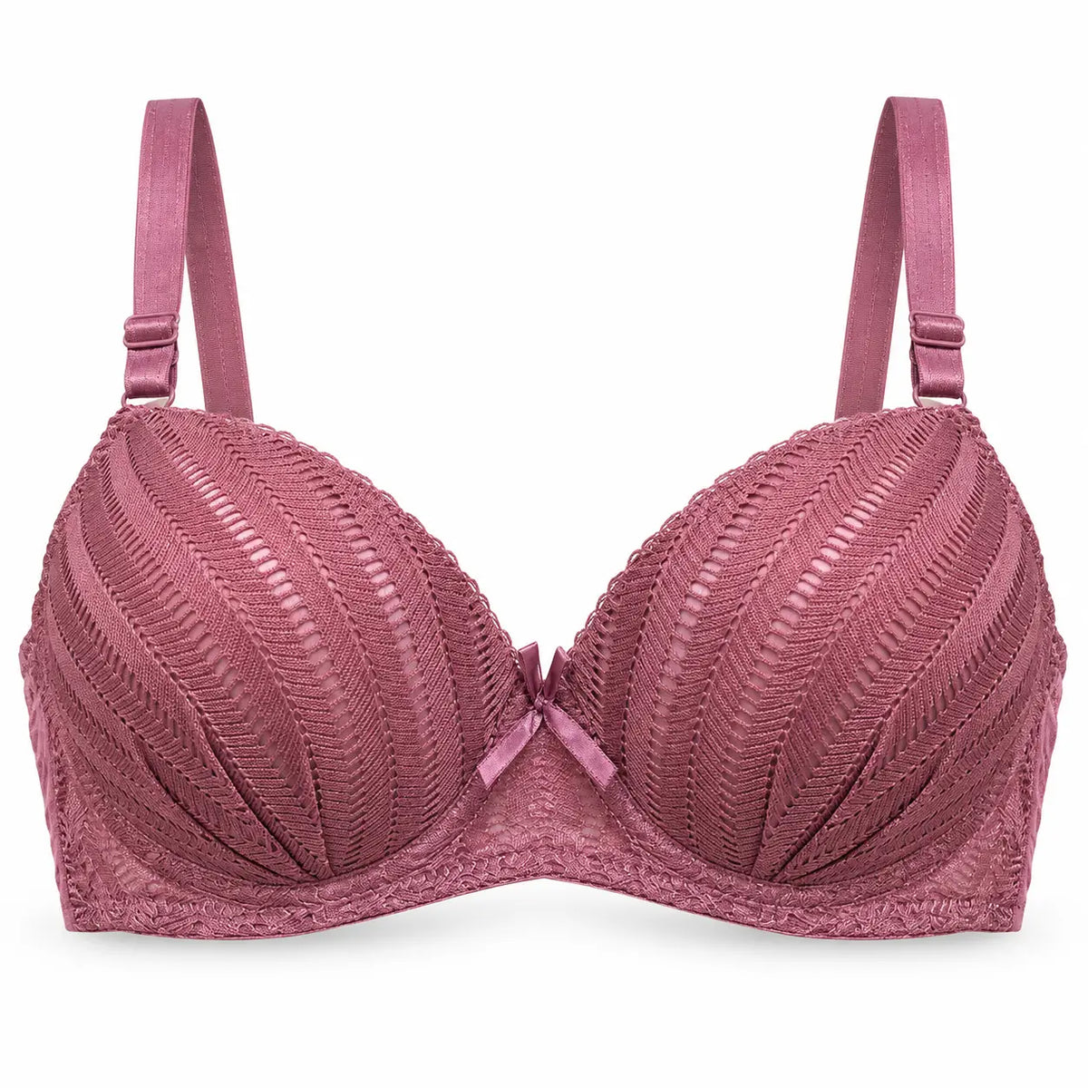 Women’s Padded Underwire Lace Bra – Full Coverage Support