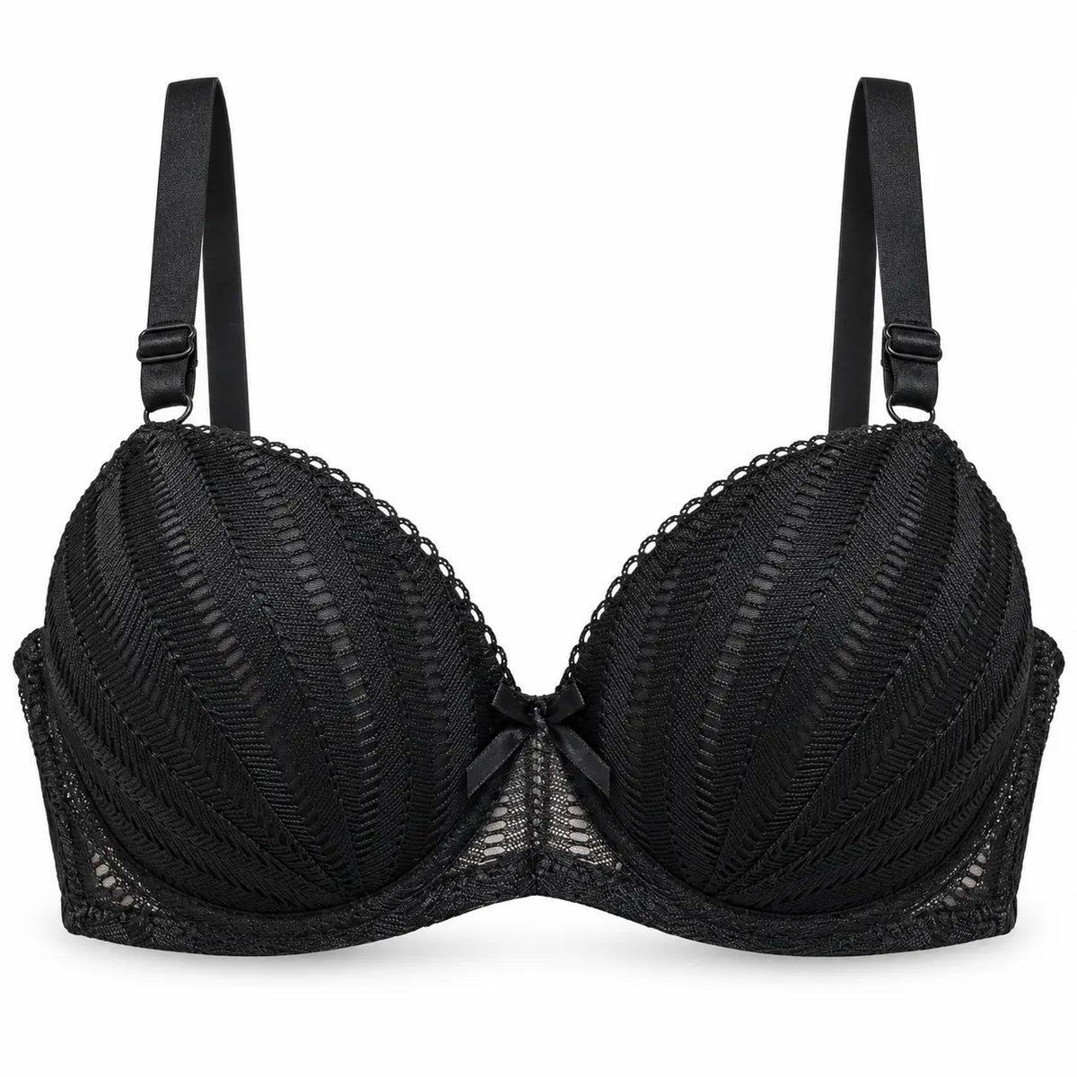 Women’s Padded Underwire Lace Bra – Full Coverage Support