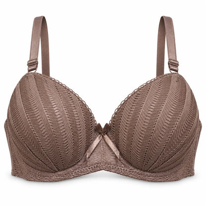 Women’s Padded Underwire Lace Bra – Full Coverage Support