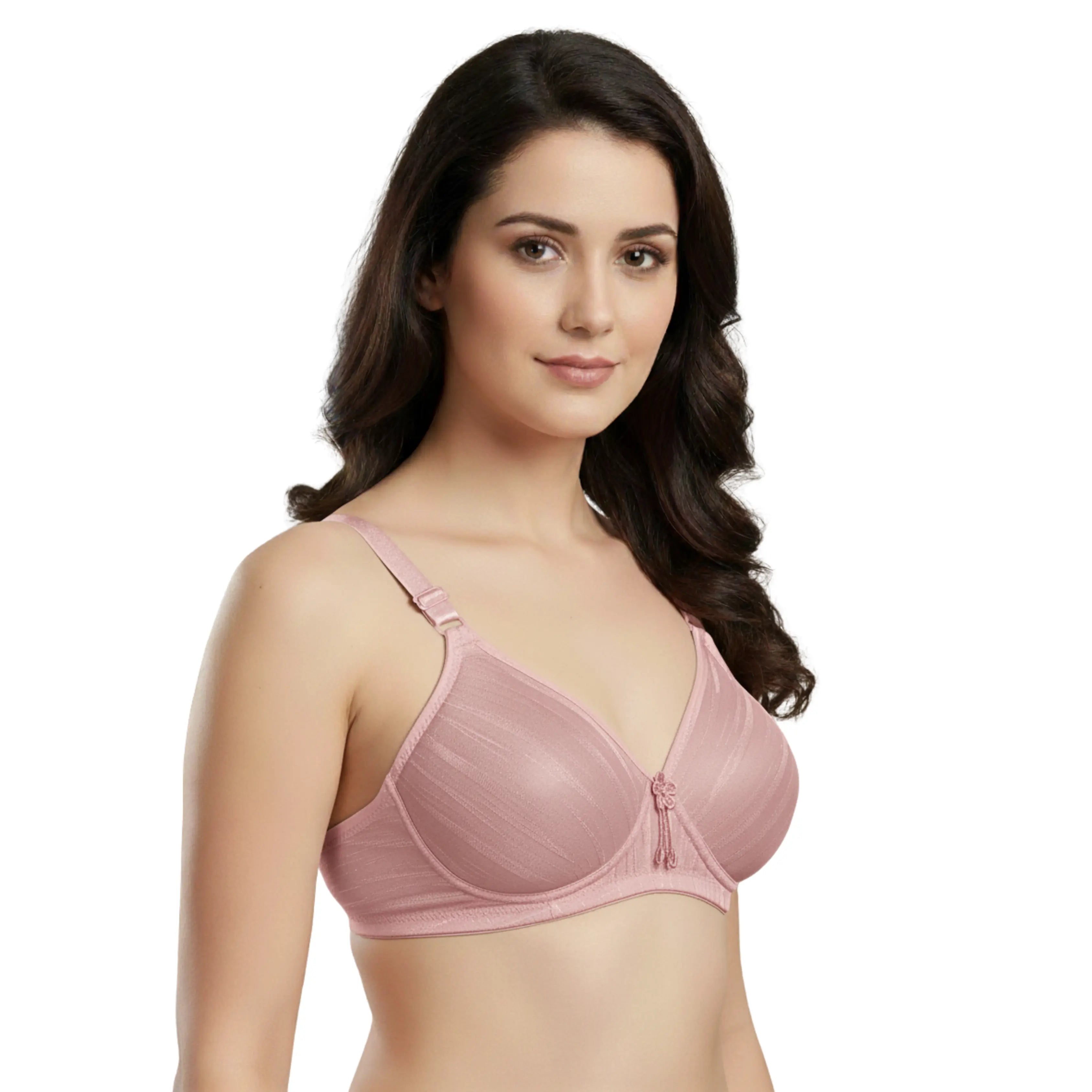 Soft Stretch Front Flower Padded Bra – Comfortable Everyday Support