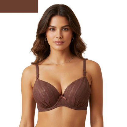 Double Foam Net Bra for Women – Soft, Stretchable, Comfortable Daily Wear Bra