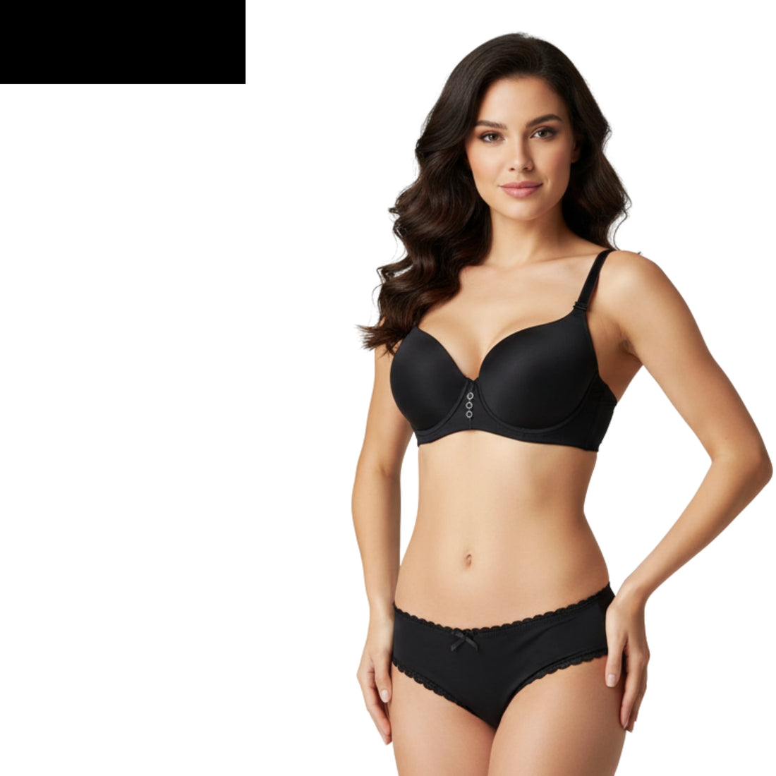 Padded Stretchable Foam Bra and Panty Set - Ultimate Lift &amp; Comfort