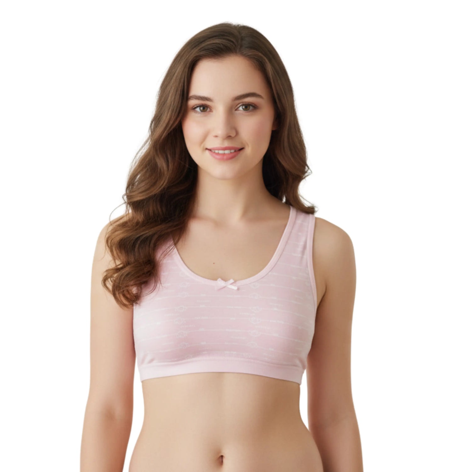 Girls First Bra Pack of 3 | Comfy, Stretchy Pull-On Bralette for Teenagers | Free Fit