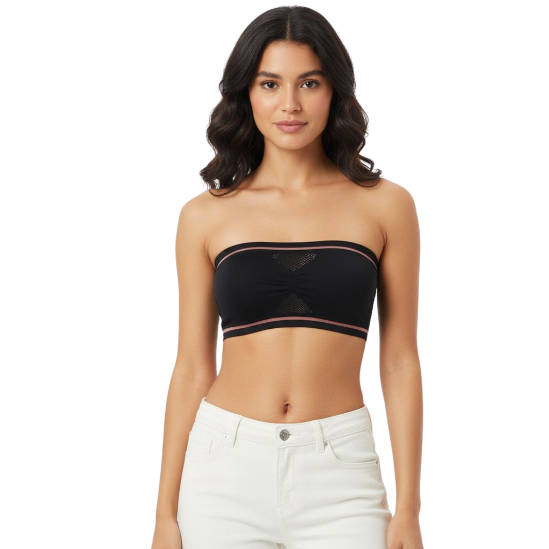 Off-Shoulder Style Saviours - 2pc Tube Bra Set